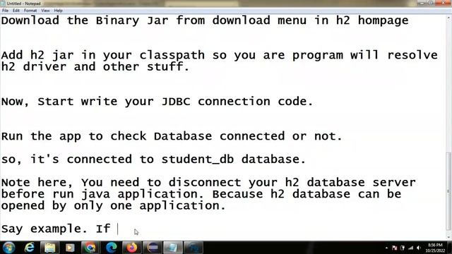 Java JDBC Connection With H2 database | JDBC | H2 Database | Java H2 Database смотреть онлайн