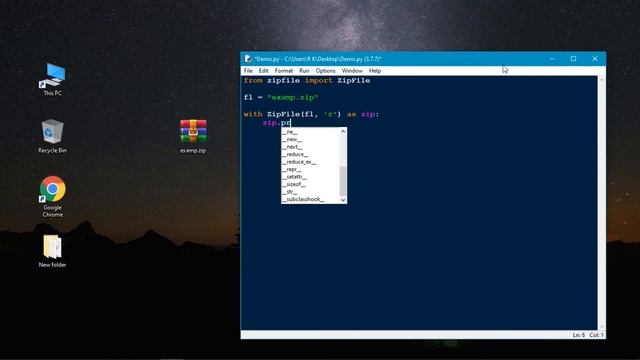 Let's Extract Zip file using python смотреть онлайн