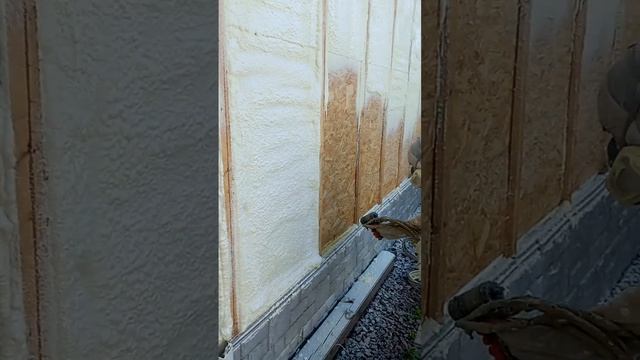 Утепление фасала пеной ппу (пенополиуретаном) - 8 911 818 30 04