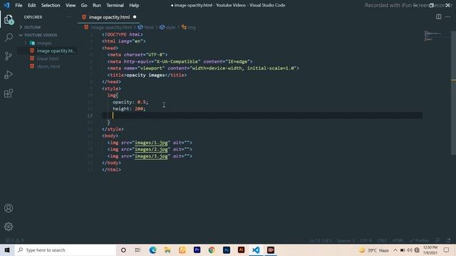 How to make opacity Image in HTML/CSS смотреть онлайн