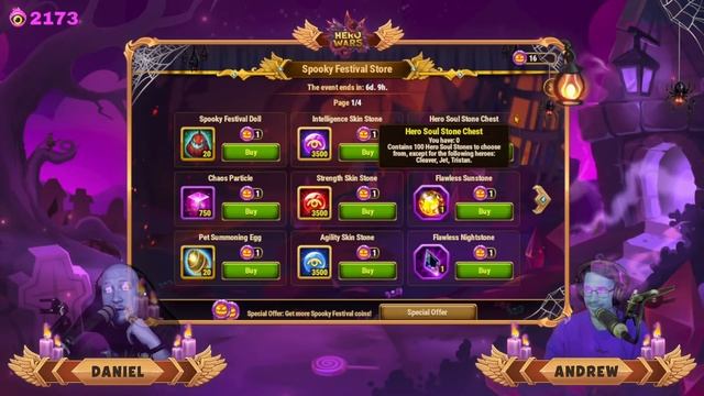 LIVE STREAM: Spooky Festival | Hero Wars смотреть онлайн