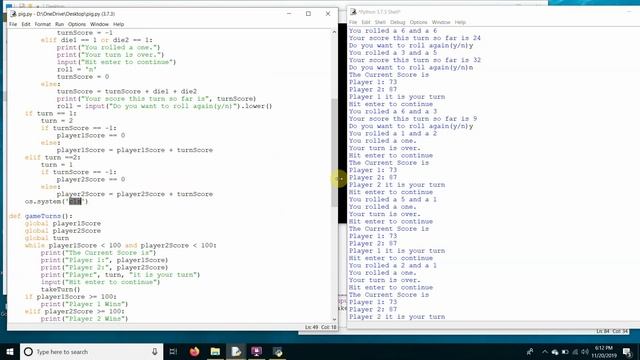 Python Dice Game Tutorial Part 5 смотреть онлайн