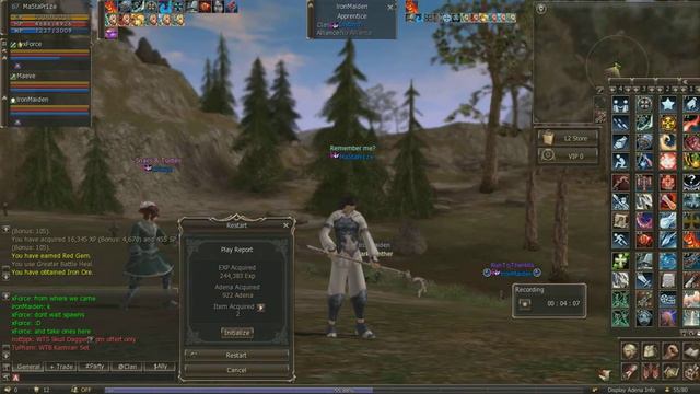 TOP Lineage 2 exping in game. смотреть онлайн