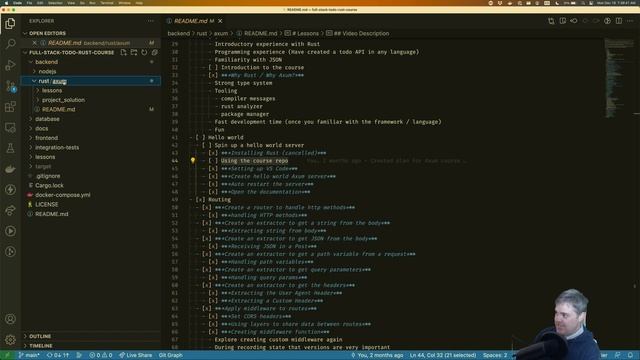 Stream archive: Todo API with Axum 0.6 (2022-12-19) смотреть онлайн