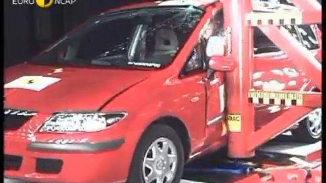 Краш тест Mazda Premacy 2001 (E-NCAP ADAC) смотреть онлайн