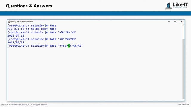 bash how to format date смотреть онлайн