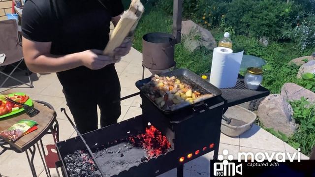 Чугунная сковородка , мясо и овощи ?? ? смотреть онлайн