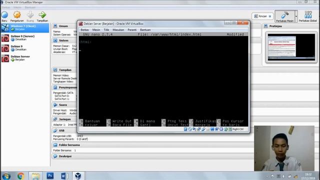 Konfigurasi DNS Server, Web Server, SSH dan Git di Debian 9 смотреть онлайн