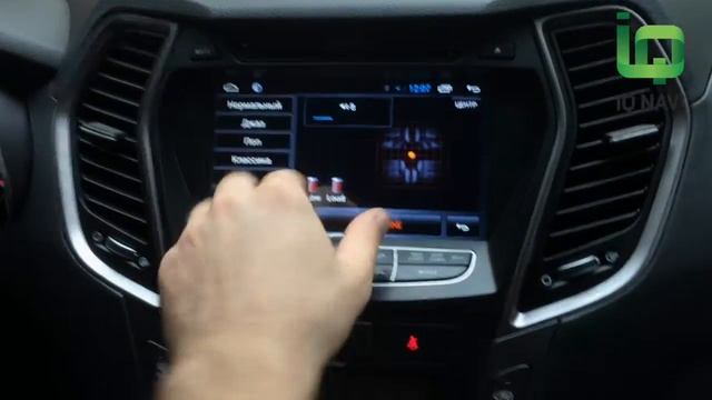Штатное головное устройство IQ NAVI D4-1607 Hyundai Santa Fe (2012-) (Android 4.2.2) смотреть онлайн
