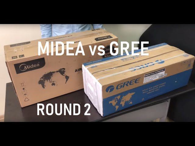 Сравнение недорогих моделей кондиционеров от лидеров рынка GREE и MIDEA смотреть онлайн