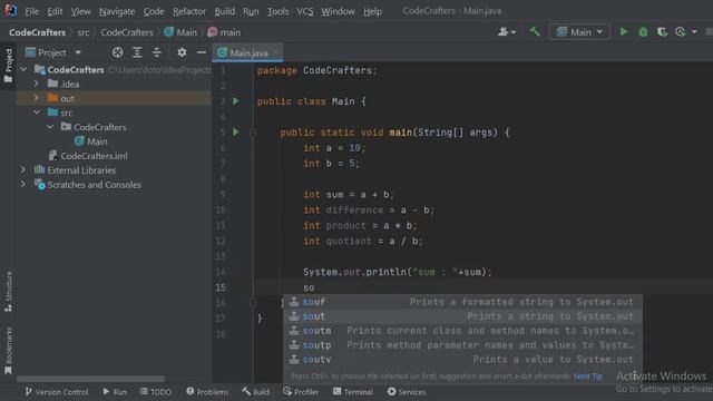 Arithmetic Operations Java смотреть онлайн