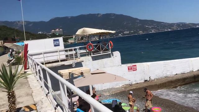 Обзор на Ливадийский пляж в Ливадия, Ялта, Крым