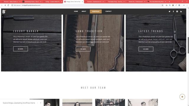 Best Barbershop and Hair Salon WordPress Themes смотреть онлайн