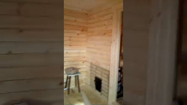 Сдача деревянной бани 3х6м Заказчику смотреть онлайн