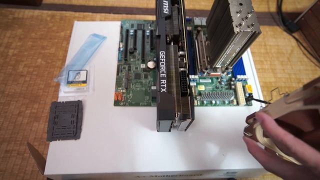 自作でEPYC！ SUPERMICRO H12SSL-i EPYC 7D12 first setup смотреть онлайн