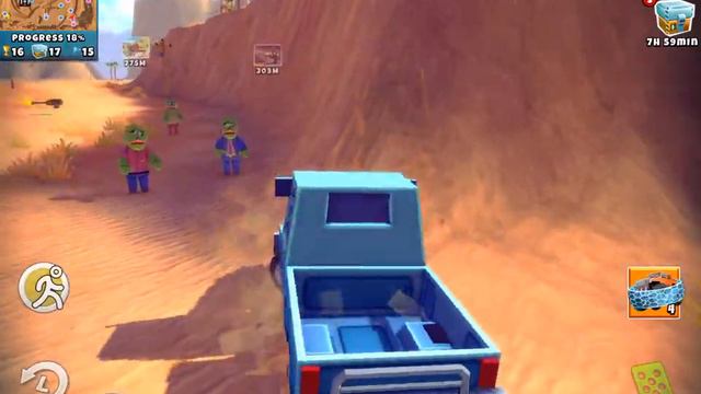 Играем в Zombie Safari  Часть 2