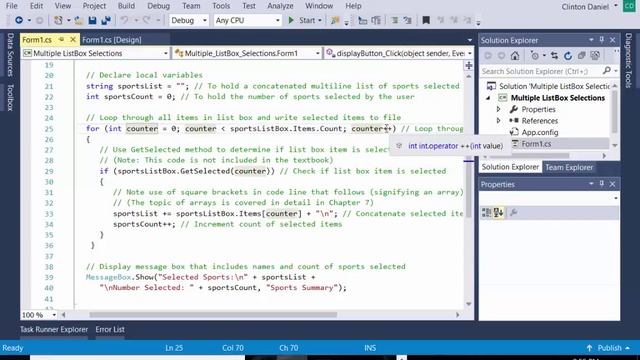 ISM 3232 - Multiple ListBox Selections смотреть онлайн