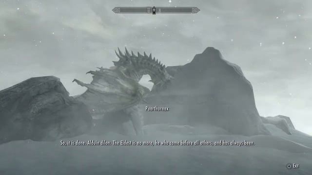 Skyrim amazing ending and paarthurnax lives! смотреть онлайн