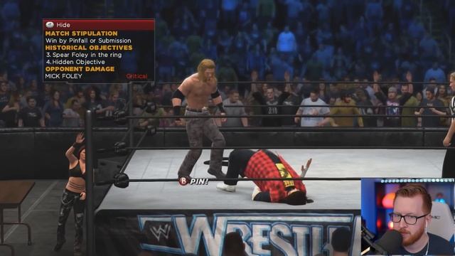 WWE 2K14 30 Years Of Wrestlemania Mode - Ruthless Aggression Part 3 - EDGE VS FOLEY! FLAMING TABLE! смотреть онлайн