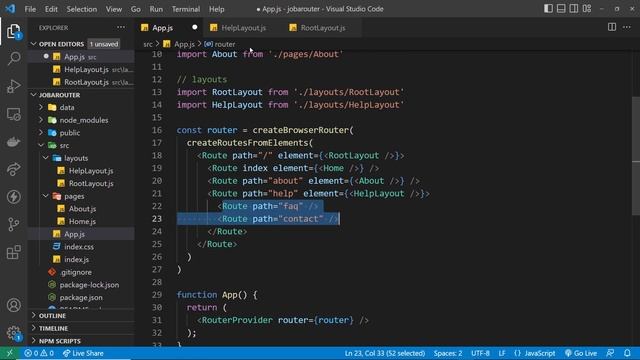 React Router in Depth #4 - Nested Routes & Layouts смотреть онлайн