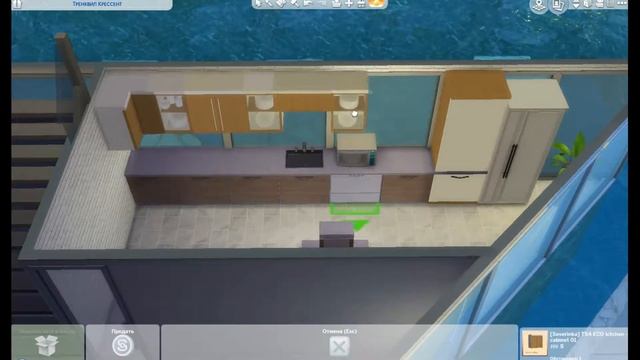 THE SIMS 4 // ДОМ НА ВОДЕ // ДОМ ТРЕУГОЛЬНОЙ ФОРМЫ смотреть онлайн