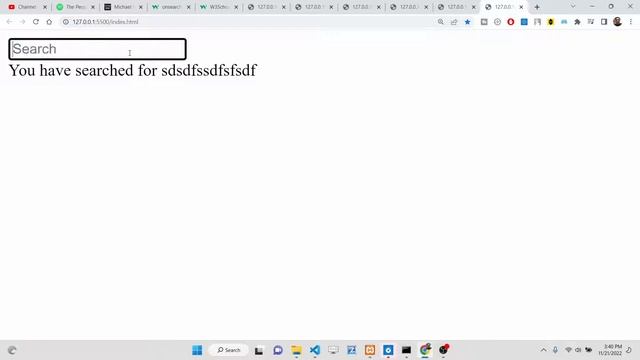 Javascript onsearch Event Tutorial to Get Value & Validate Search Input Field in Browser смотреть онлайн