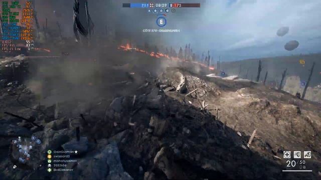 Battlefield 1 GTX 780 TI 3GB + i5-13600KF 1920 x 1080 Full HD Maximum Details смотреть онлайн