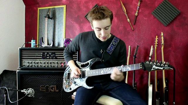 Studio Jam: Stray Cats demo / test Ibanez Jem 555 and Engl Invader II (HD) смотреть онлайн