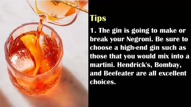 Negroni Recipe смотреть онлайн