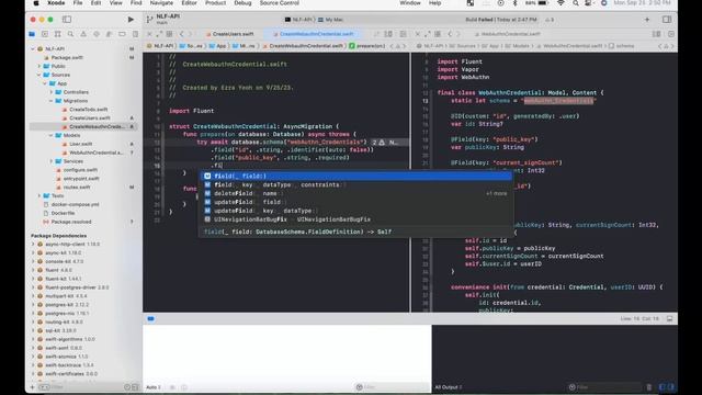 PART 8 - CreateWebauthnCredential: Implementing WebAuthn/Passkeys in iOS with Vapor - TUTORIAL смотреть онлайн