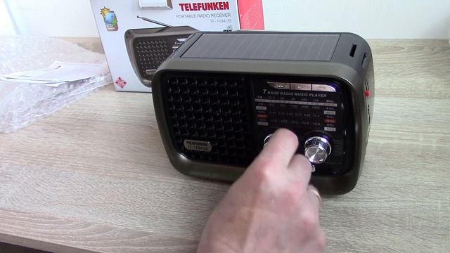 Обзор радиоприёмника Telefunken TF- 1694UB смотреть онлайн