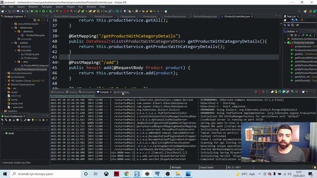 (Java & React) Yazılım Geliştirici Yetiştirme Kampı 9. Gün Kurumsal Mimaride Spring Boot смотреть онлайн
