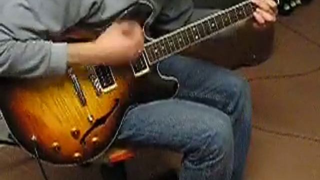 Handcrafted Gibson 335 Vintage Sunburst смотреть онлайн