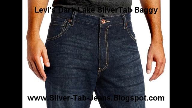 Silver Tab Jeans Dark Lake Color Dark Blue Clean Look SilverTab Baggy смотреть онлайн