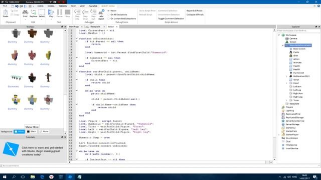 Уроки по Roblox Studio(LUA) - NPC и его поведение смотреть онлайн