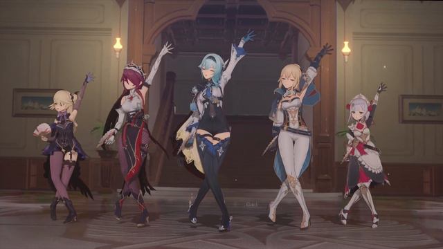 【4K / Genshin Impact MMD】 花月成双 / Eula Jean Rosaria Noelle Fischl смотреть онлайн