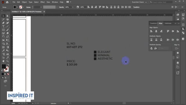 Promotional catalogue design tutorial in illustrator | Inspired IT | Catalogue design - 03 смотреть онлайн