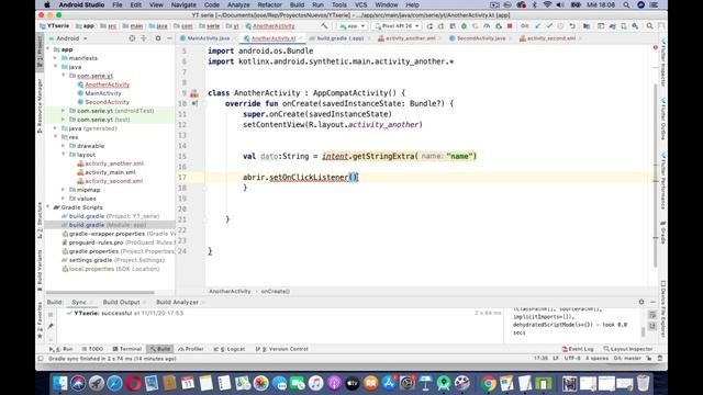 Clase 30, Curso Android desde cero - Click en un botón con kotlin смотреть онлайн
