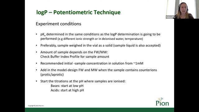 Best Practices for PhysChem Determination Using Pion Sirius T3 | Webinar recording July 12, 2022 смотреть онлайн