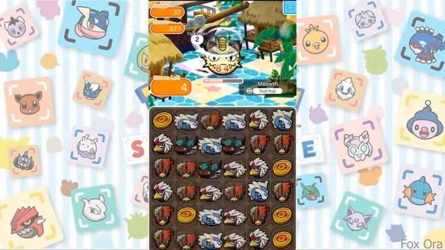 Pokemon Shuffle - Tips get more coins with Meowth - Main Stage 37 смотреть онлайн