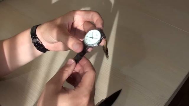 Часы мужские SWIDU (AliExpress) белый циферблат. смотреть онлайн