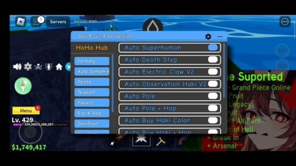 [New Race V4] Blox Fruits Hoho Hub Script (Jan 2023) | Blox Fruits Hoho Hub Pastebin Script