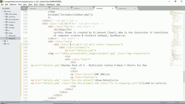 26 Creating & Styling Shop Page Part 6 Multi Vendor E Commerce Website In PHP & MySQL смотреть онлайн