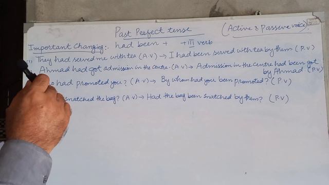 ACTIVE AND PASSIVE VOICE: PAST PERFECT TENSE смотреть онлайн