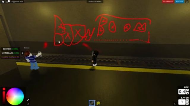 roblox spray paint (роблокс граффити) смотреть онлайн