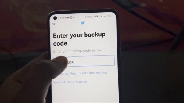 Twitter Fix Enter your backup code Problem Solve