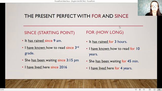 English 7 grade The present perfect for recent events смотреть онлайн