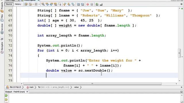 CIT2613_2481 (Feb 15 2018 ) Parallel arrays, array copies, arrays of objects смотреть онлайн