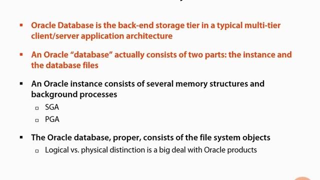 Oracle Database 12c Fundamentals 01 10 Summary смотреть онлайн