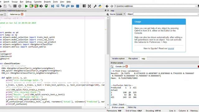 Spyder Python 3 7 HABERMAN смотреть онлайн